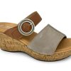 Slides NAOT | Naot Breezy Platform Slide Sandal Stone Caramel Stone/Carml