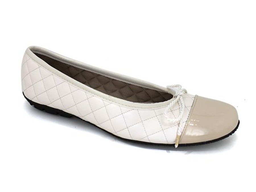 Ballets PAUL MAYER | Paul Mayer Cozy Ballet Flat Ivory