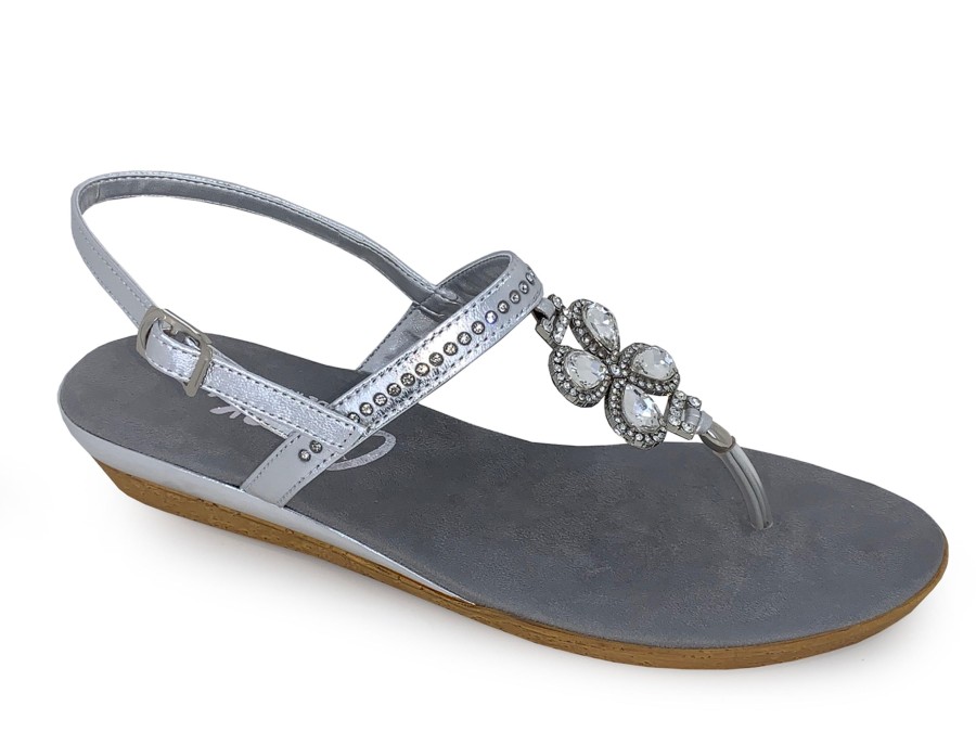 Sling-Back ONEX | Onex Taylor Evening Sandal Silver