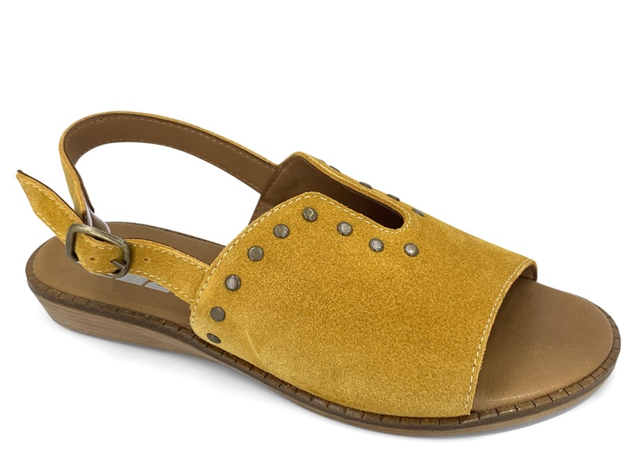 Sling-Back BUENO FOOTWEAR | Bueno Daksha Sling-Back Sandal Mustard