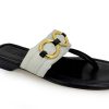 Thong Sandals ROBERT ZUR | Robert Zur Kai Thong Sandal Black White Black/White