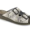 Slides LA PLUME | La Plume Jen Slide Biege Pyth Beige