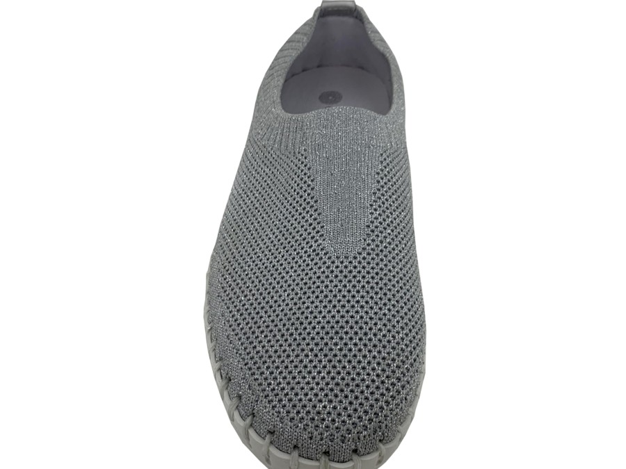 Shoes, Closed ERIC MICHAEL | Eric Michael Lucy Slip-On Shoe Silver