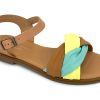 Sling-Back ERIC MICHAEL | Eric Michael Mystic Sandal Tan Multi Tan/Mult