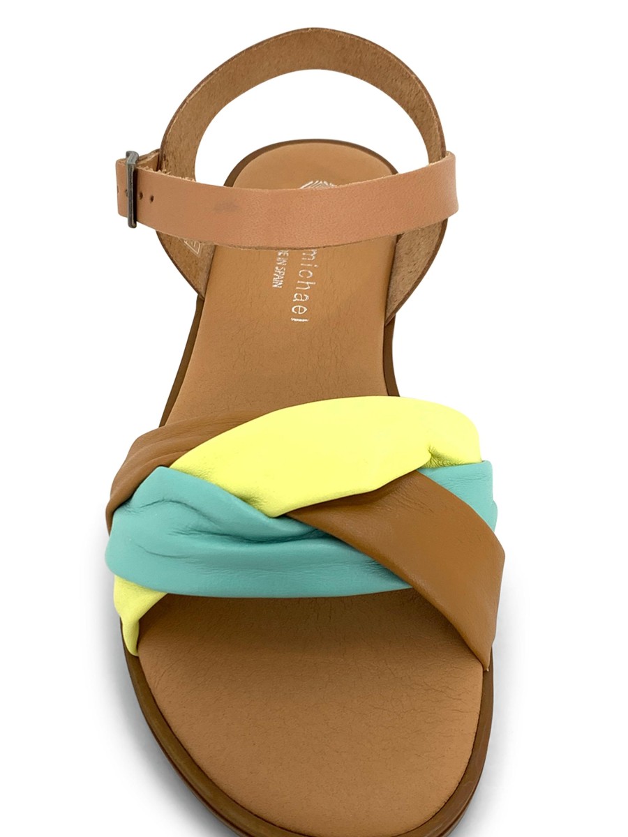 Sling-Back ERIC MICHAEL | Eric Michael Mystic Sandal Tan Multi Tan/Mult