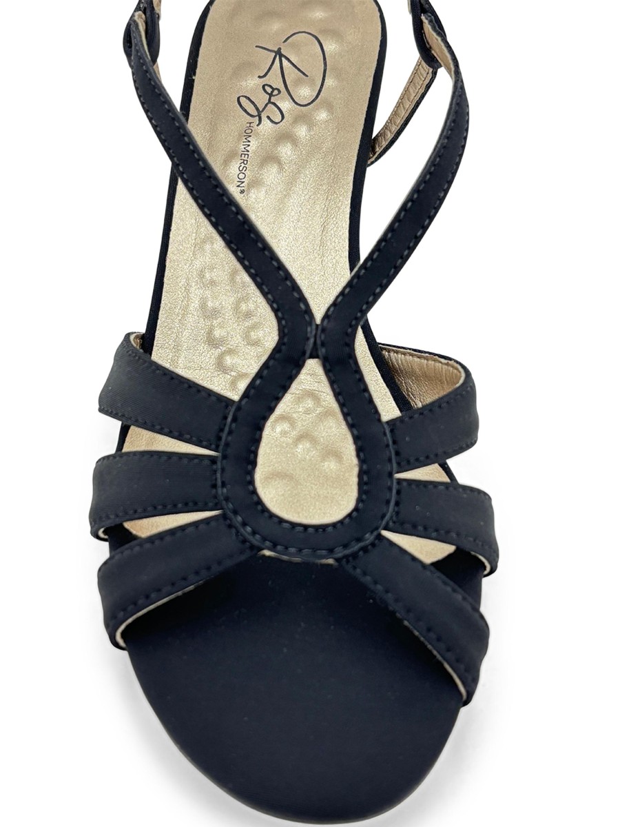 Sling-Back ROS HOMMERSON | Ros Hommerson Leandra Evening Sandal Black