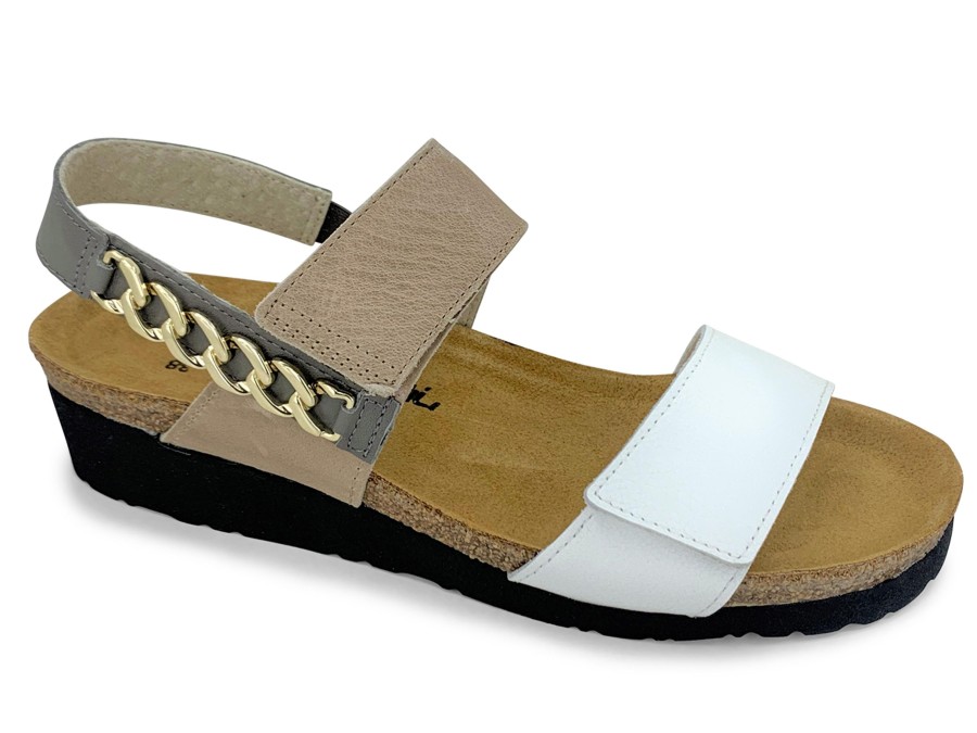 Sling-Back NAOT | Naot Eliana Sling-Back Sandal White Multi White/Mult