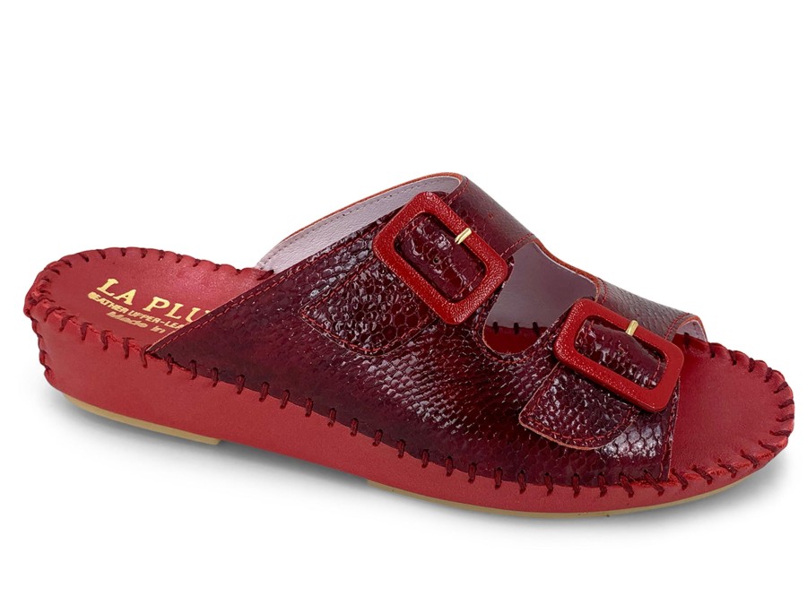 Slides LA PLUME | La Plume Jen Slide Cob Red