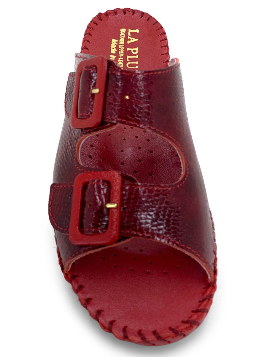 Slides LA PLUME | La Plume Jen Slide Cob Red