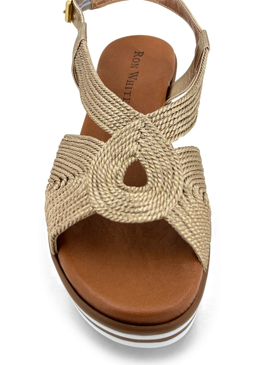 Sling-Back RON WHITE SHOES | Ron White Payton Sling-Back Sandal Rose Gold