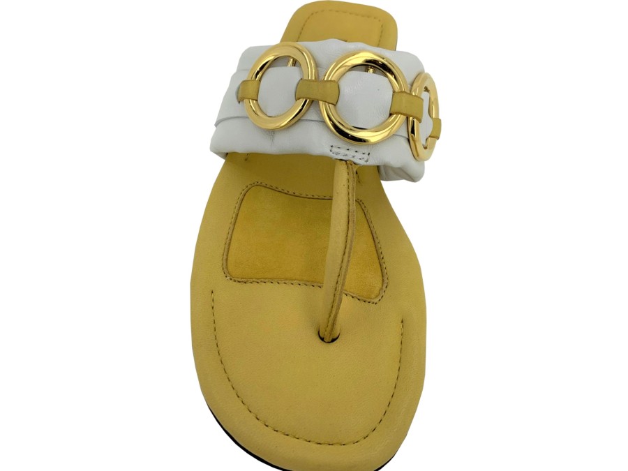 Thong Sandals ROBERT ZUR | Robert Zur Kai Thong Sandal Citrus White Citris/White