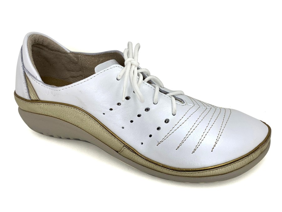 Athleisure NAOT | Naot Kumara Women'S Lace-Up Shoe White Pearl