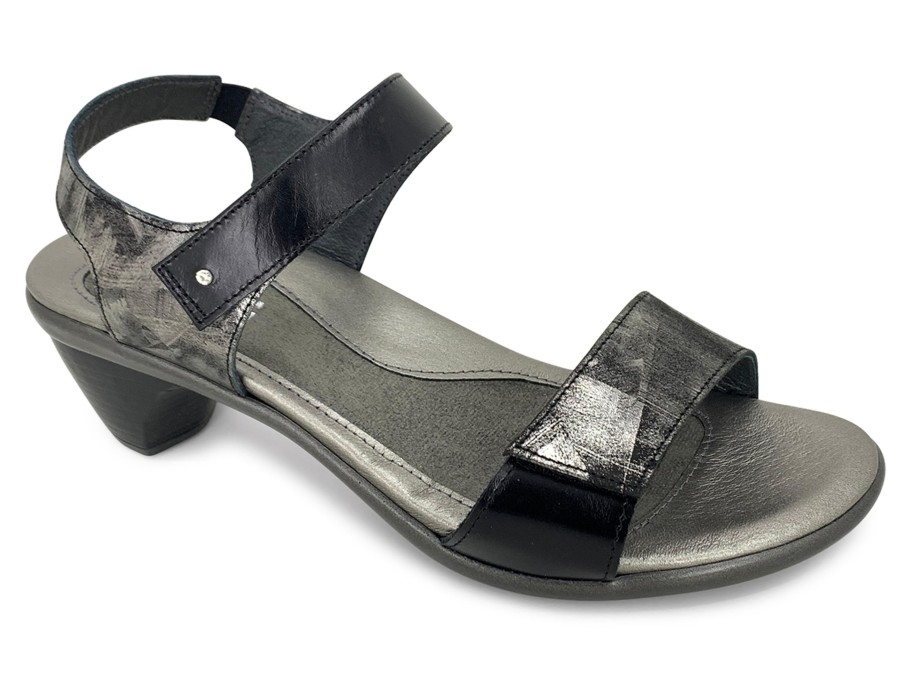 Sling-Back NAOT | Naot Extant Quarter Strap Heel Onyx Black