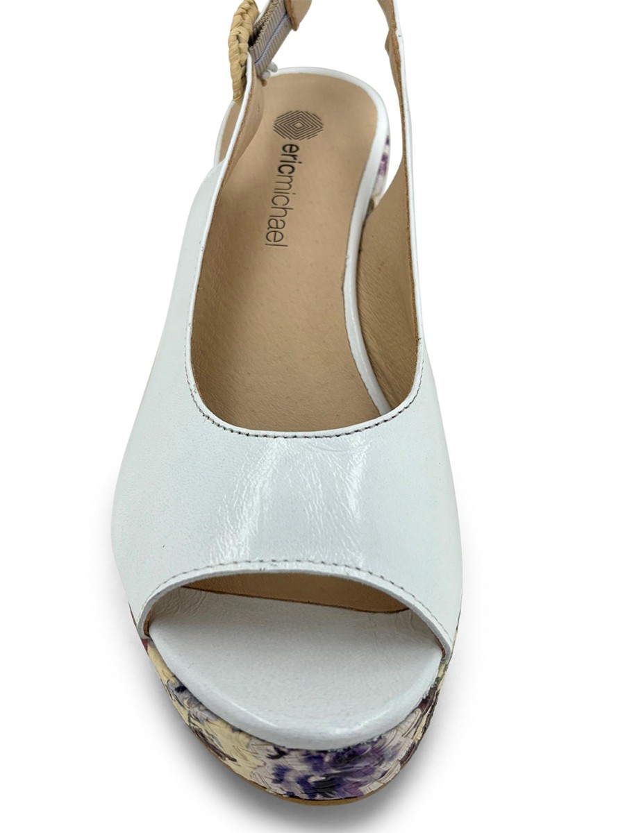 Shoes, Opened ERIC MICHAEL | Eric Michael Riga Platform Heel White