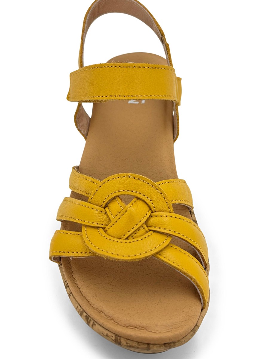 Sling-Back NAOT | Naot Tropical Wedge Sandal Marigold