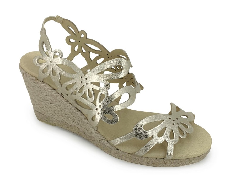 Espadrille ERIC MICHAEL | Eric Michael Jillian Espadrille Gold