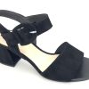 Sling-Back GABOR | Gabor 1.710 Dresden Quarter Strap Sandal Black