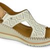 Sling-Back PIKOLINOS | Pikolinos Aguadulce 1775 Platform Wedge Sandal Off White