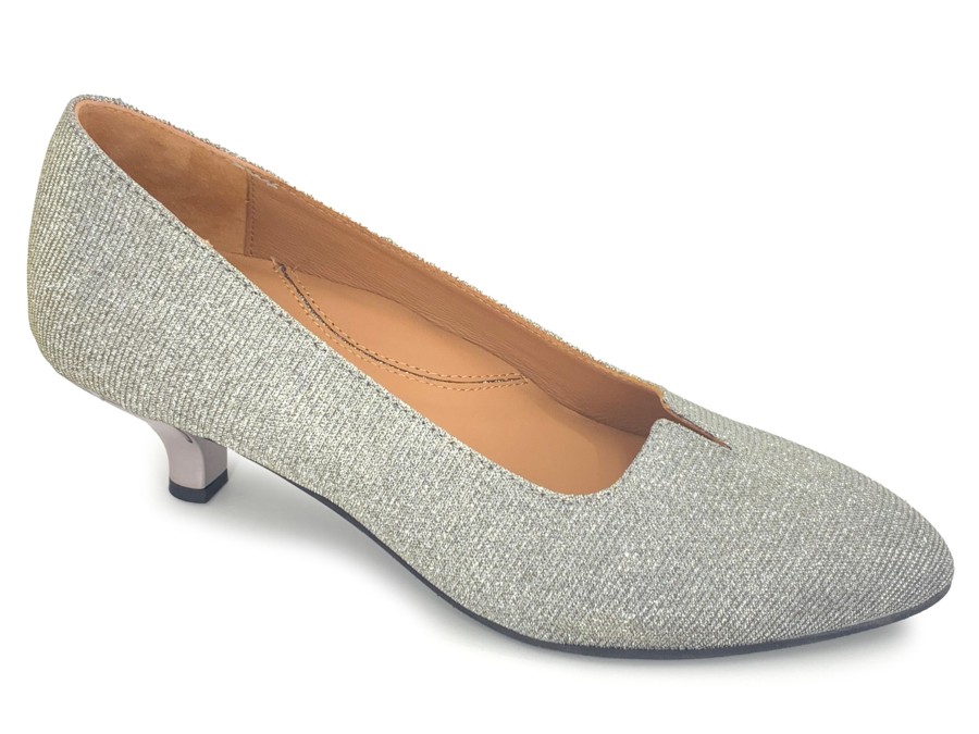 Pumps L'AMOUR DES PIEDS | L'Amour Des Pieds Kavan Glit Pump Pewter