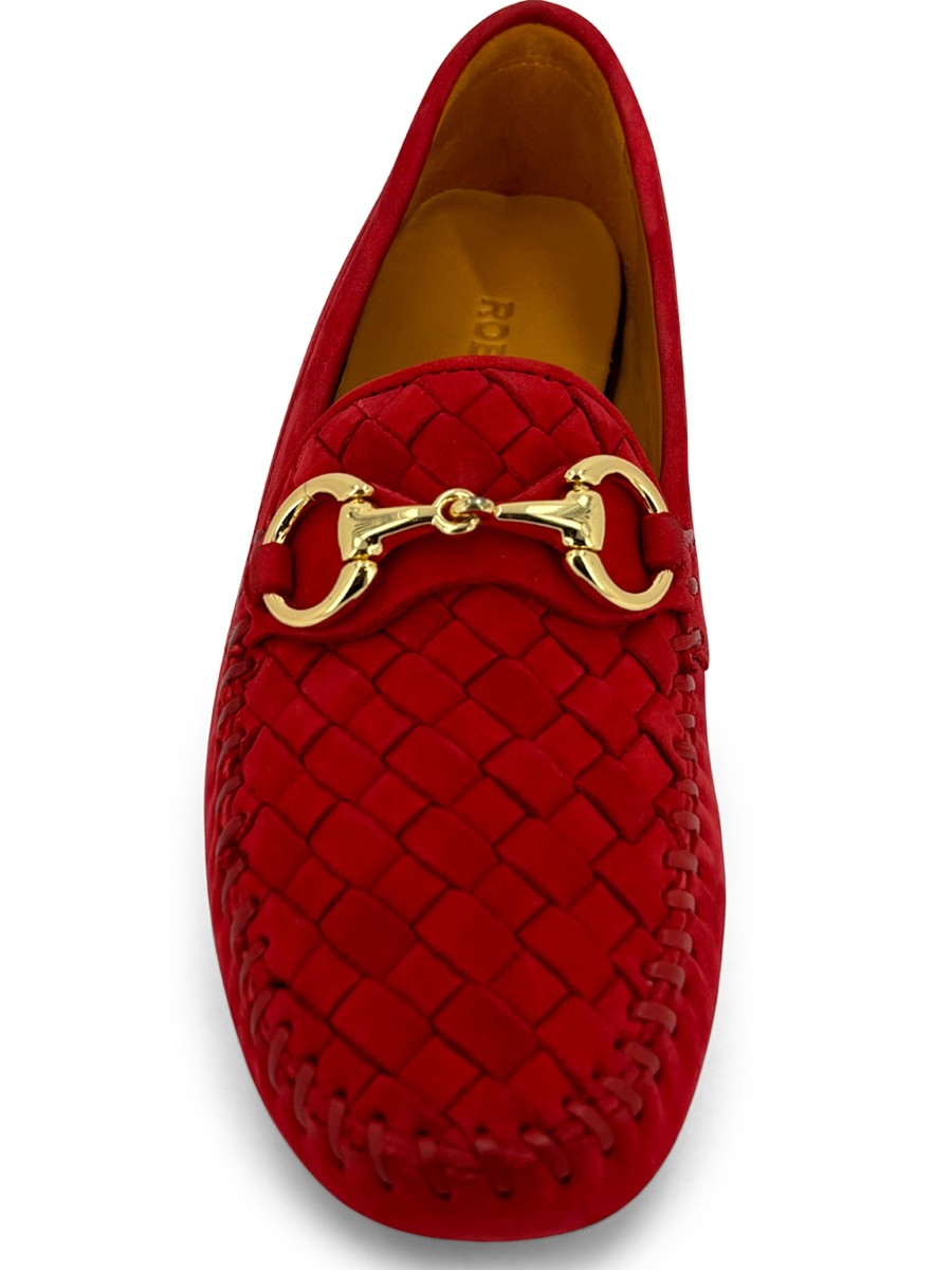 Moccasins ROBERT ZUR | Robert Zur Perlata Suede Loafer Red